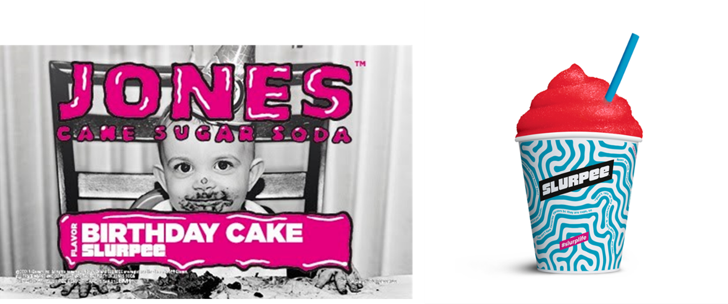 Jones Soda’s popular Birthday Cake flavor will be available as a Slurpee® drink in participating 7-Eleven® stores across the Pacific Northwest from now through August.