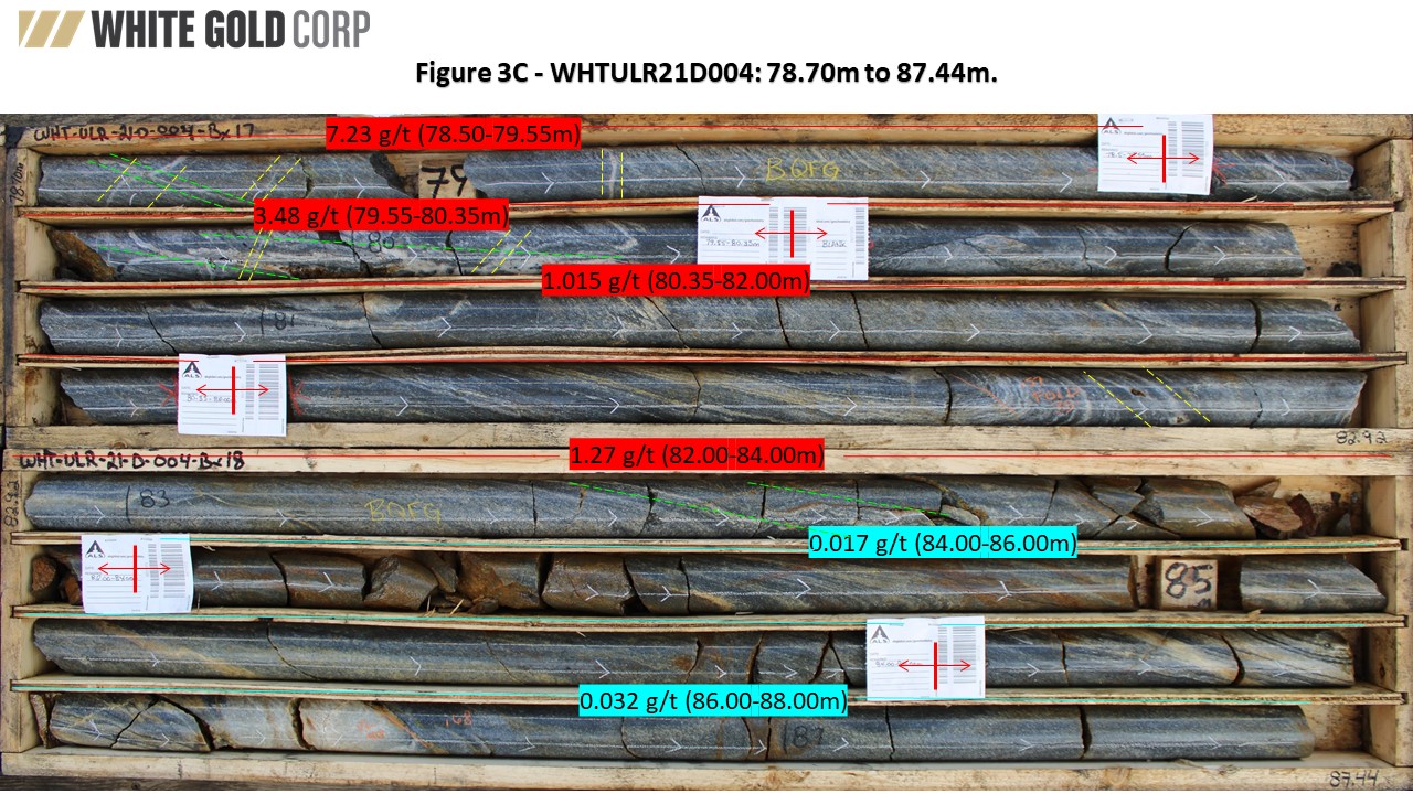 Figure 3C - WHTULR21D004 78.70m to 87.44m