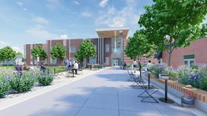 Rendering of the Mullen High School Expansion Now Underway