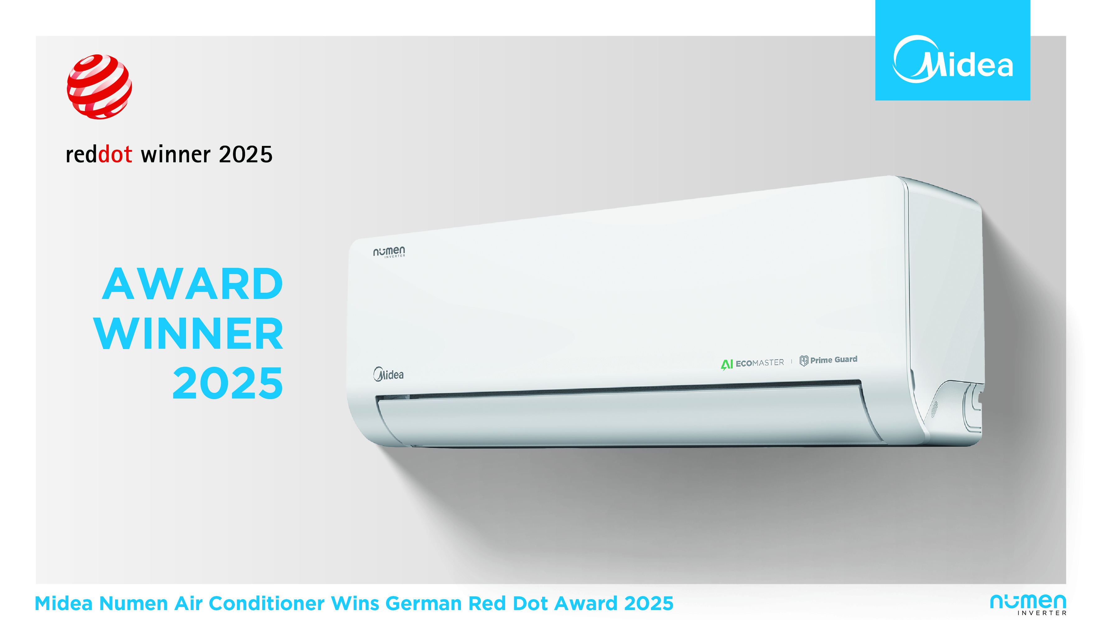 Midea’s Latest Inverter Split Air Conditioner Won the German Red Dot Award
