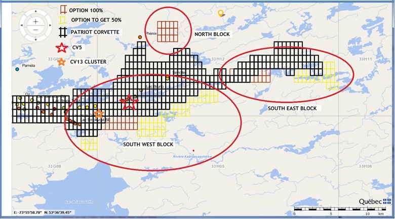 Spod Lithium Corp. Land Package