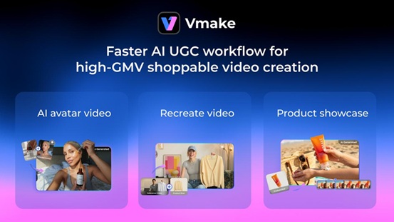 Vmake AI UGC workflow