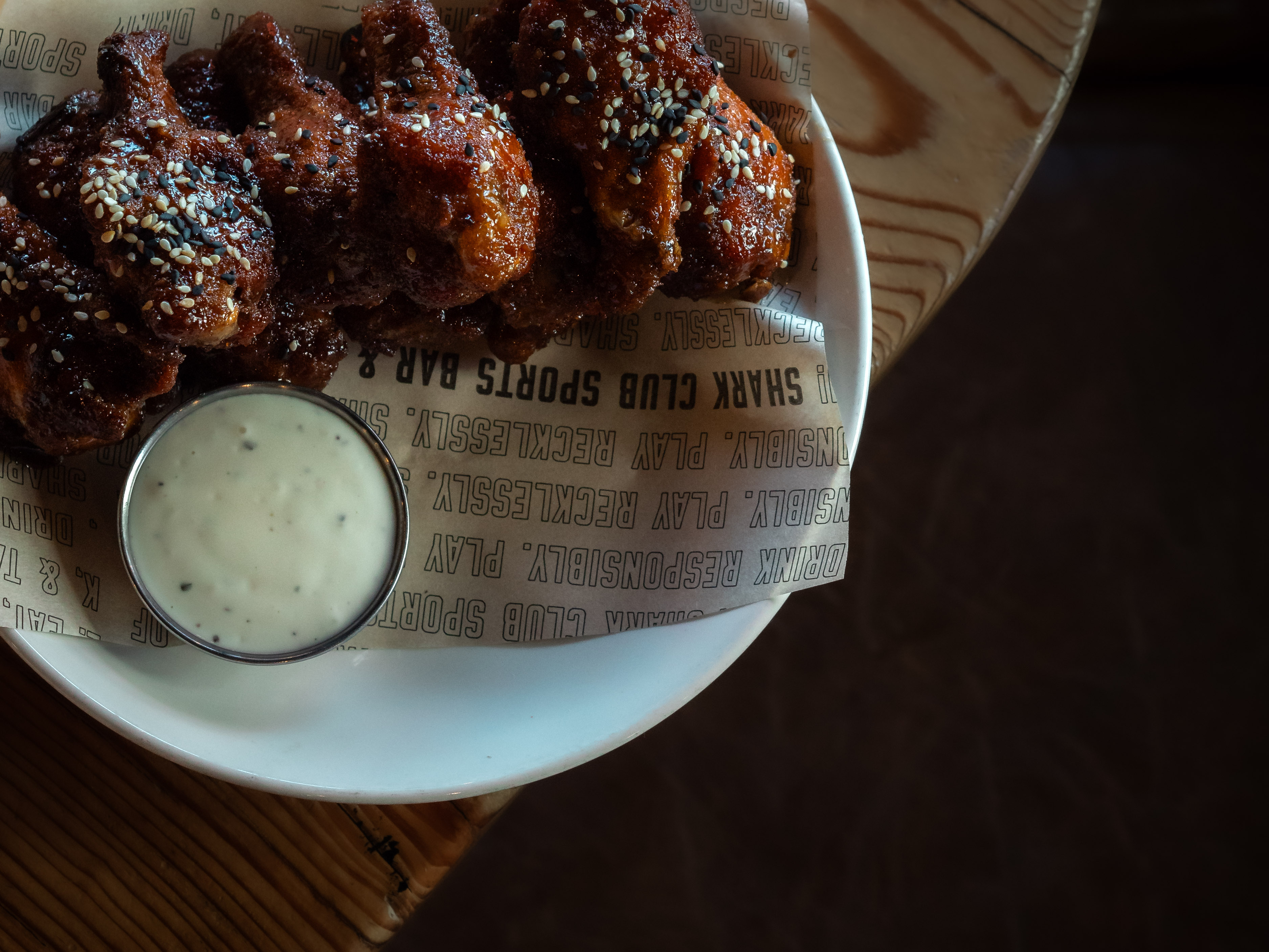 Shark Club Wings For The Win