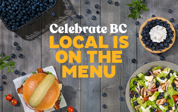 Celebrate BC Menu