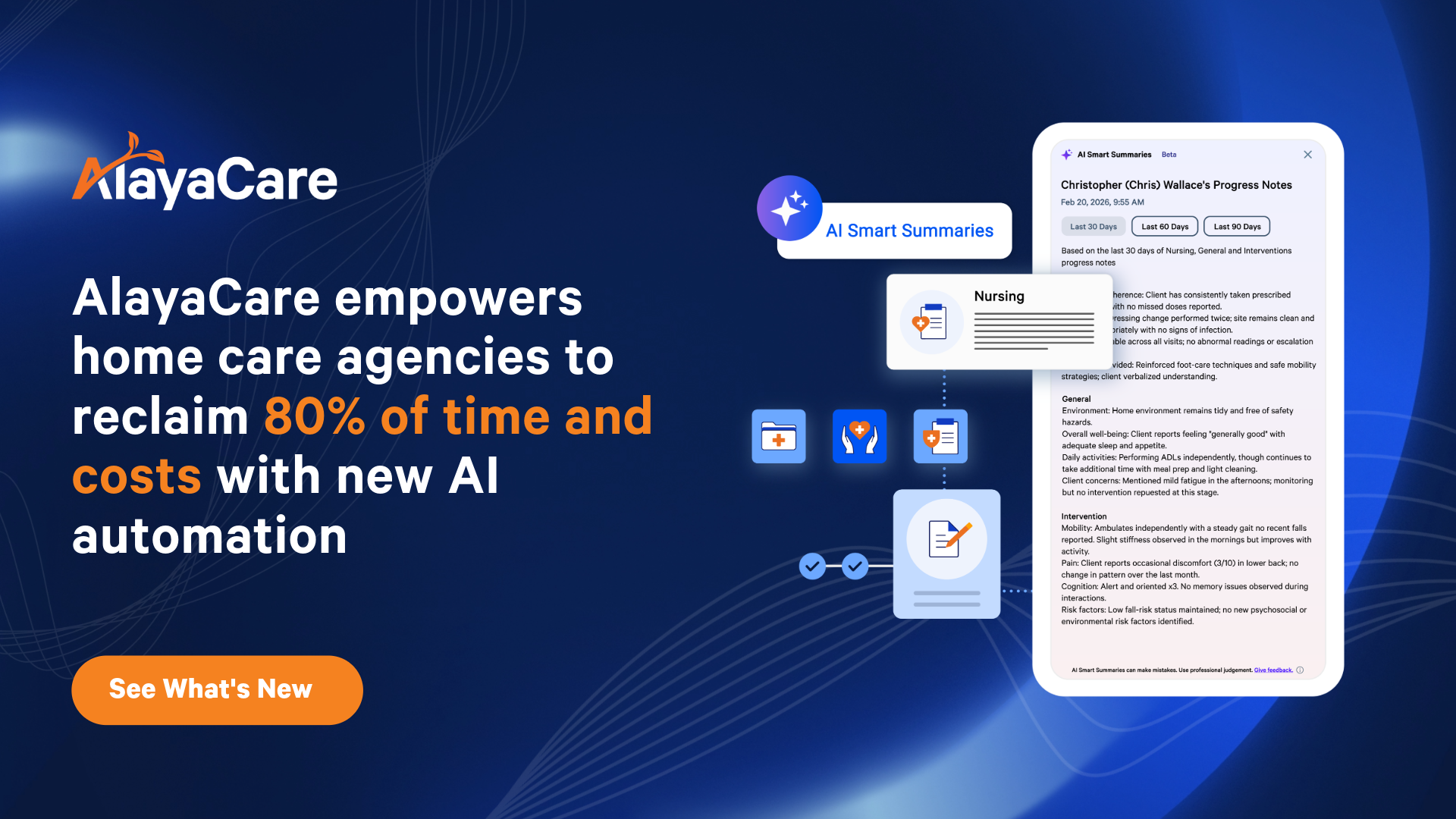 AlayaCare empowers home care agencies to reclaim 80% of time and costs with new AI automation