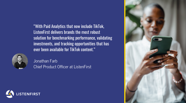 Jonathan Farb on Paid Analytics now including TikTok