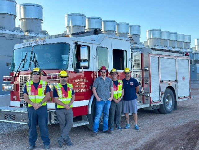 Childress – emergency personnel tour