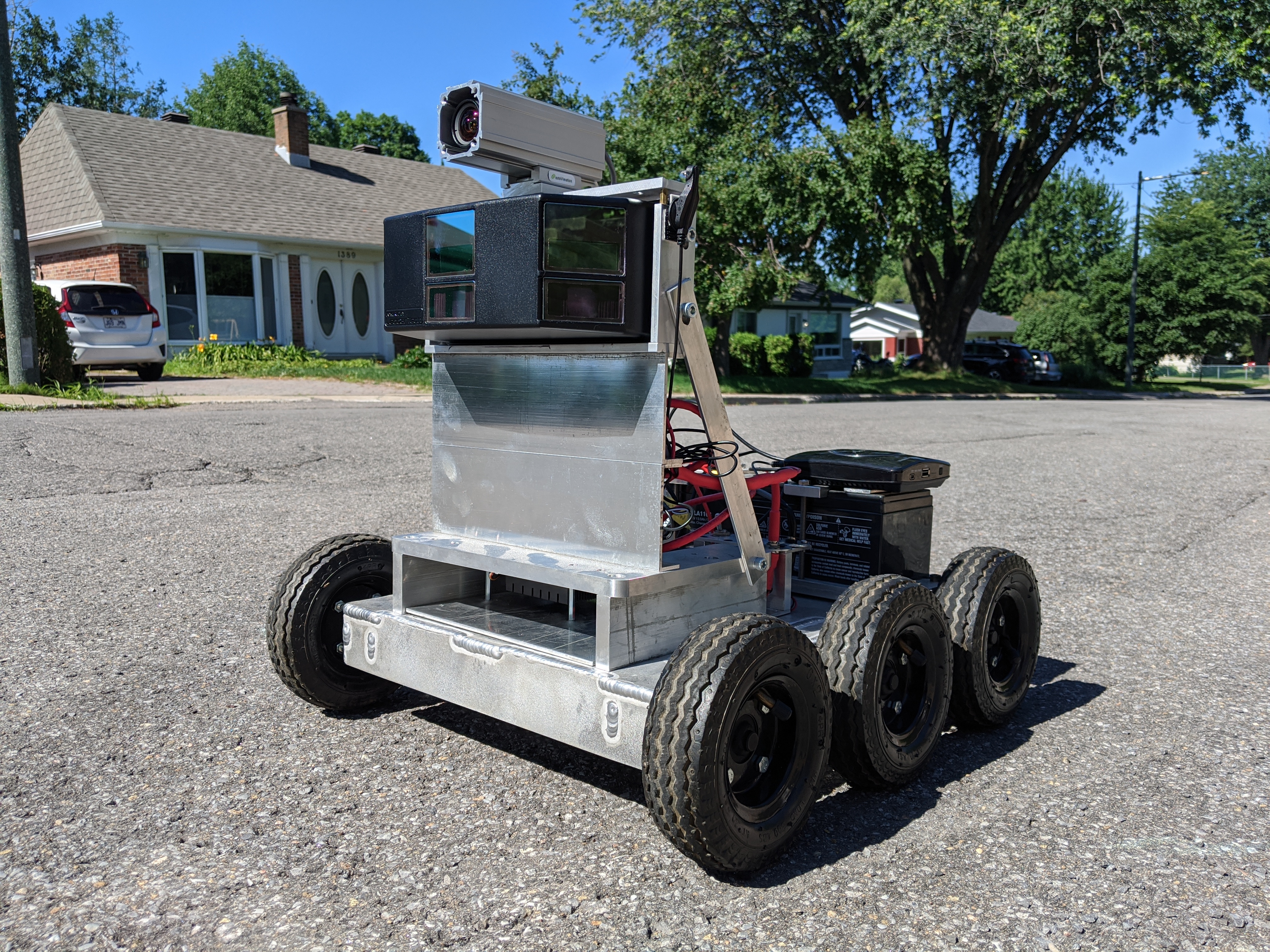 Wheel-E-Roboter von LeddarTech