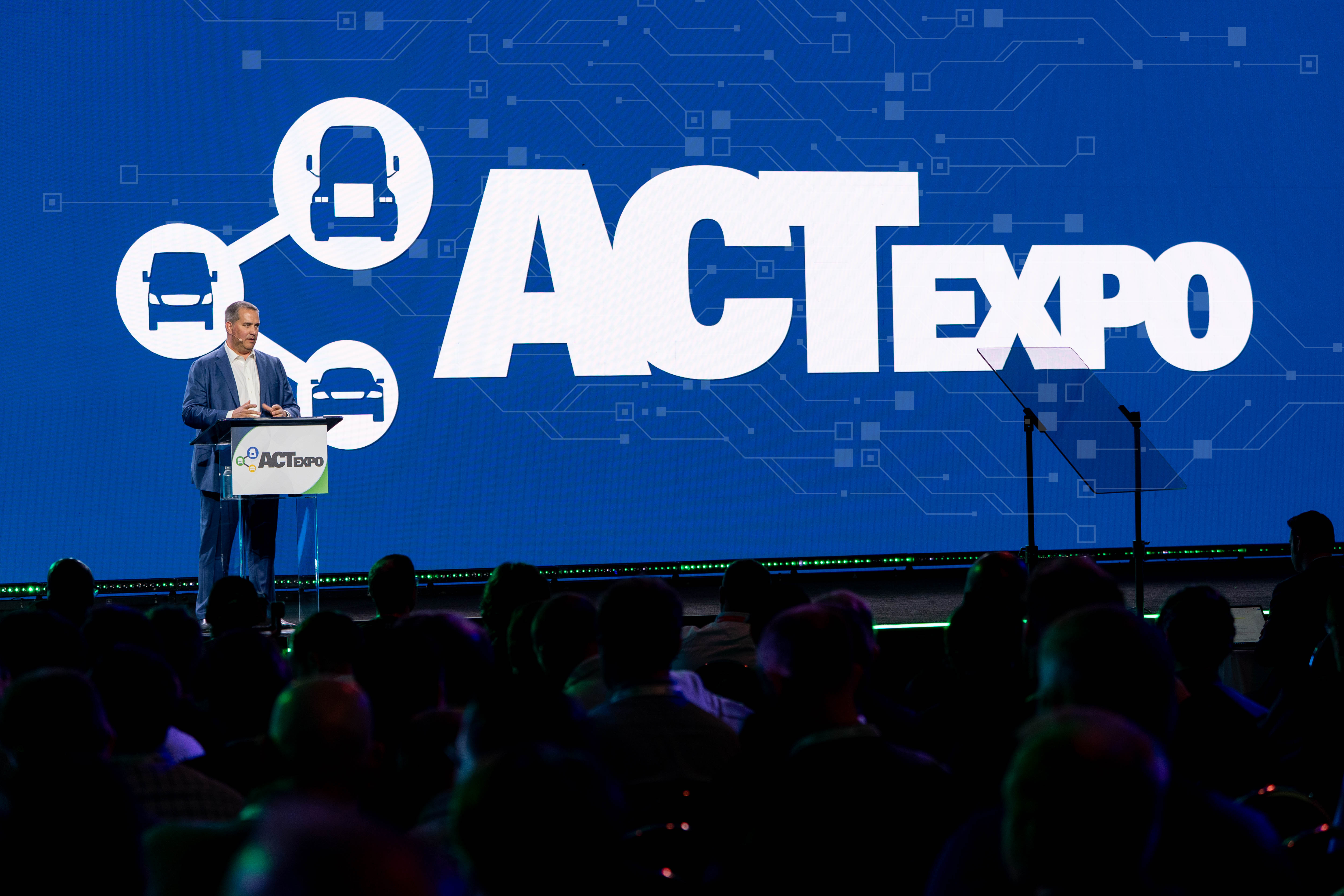 TRC's Erik Neandross kicks off ACT Expo's mainstage with opening remarks
