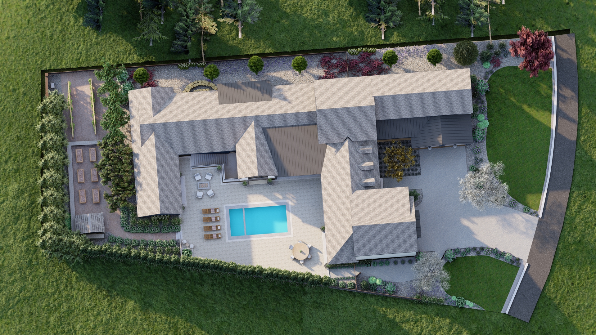 Courtesy of PKJ Design Group for Tri Pointe Homes