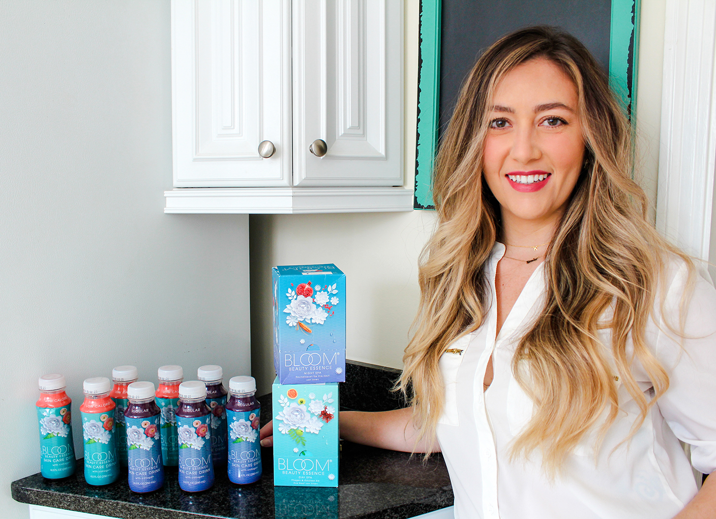 Lifestyle blogger Kayla Zadel featured Bloom Beauty Essence® on the Nashville Today show.