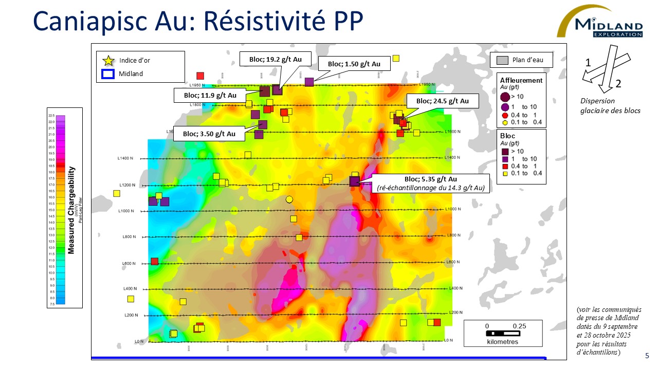 Figure 5 Caniapisc Au Résistivité PP