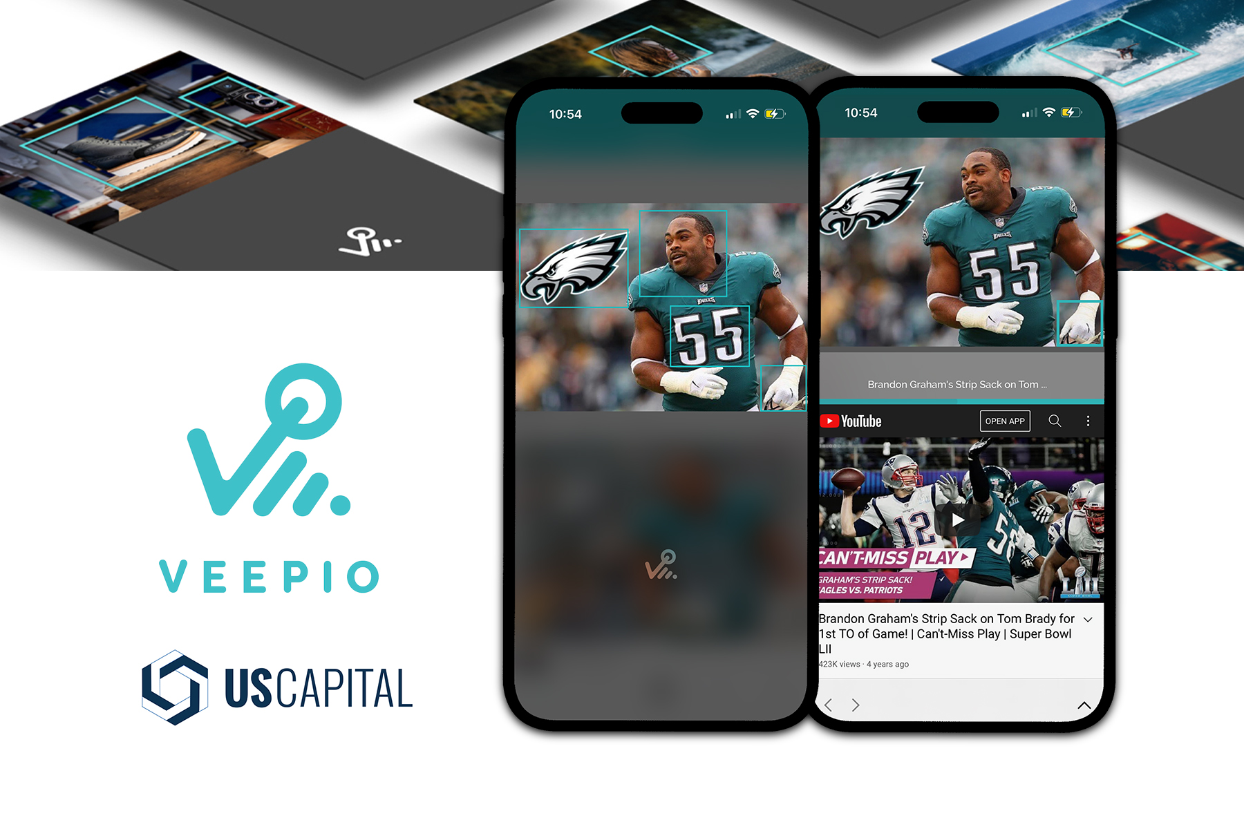 VEEPIO is a patented mobile technology platform that links NFL teams, sponsors, and fans to frictionless commerce, sponsorship activation, and interactivity.