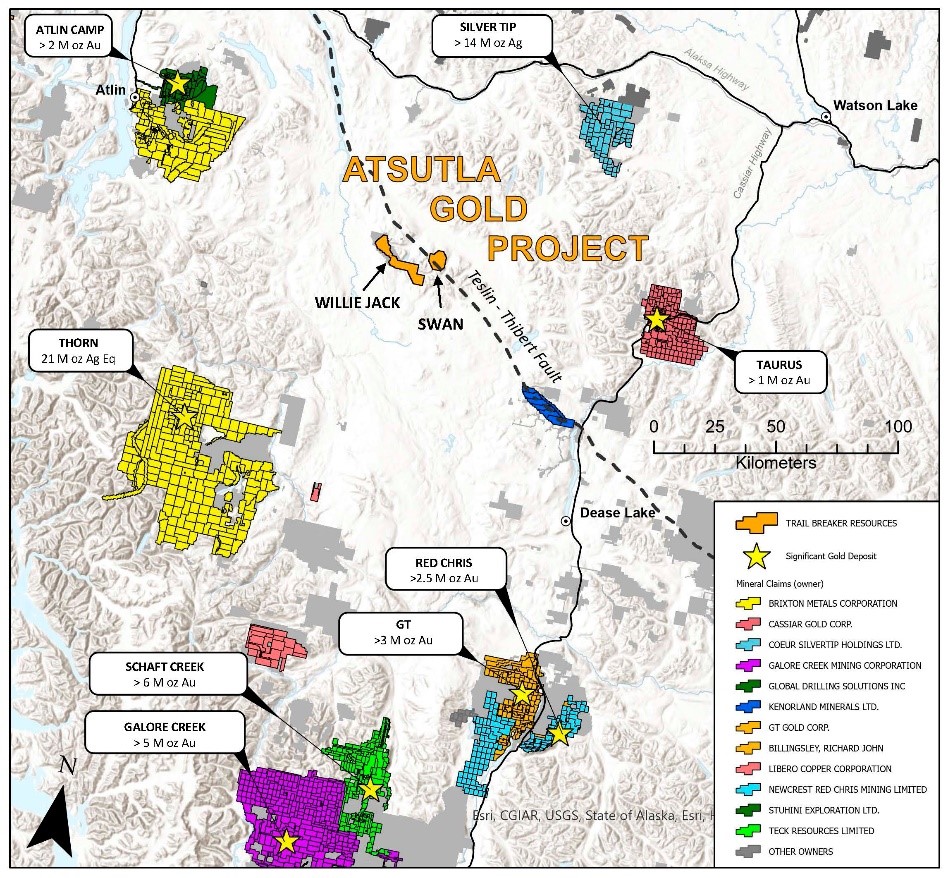 Atsutla Gold Project Map