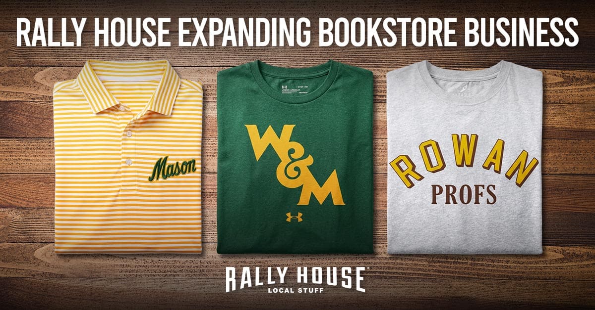 Rally House Named Official Bookstore Operator for George Mason University, William & Mary, and Rowan University