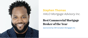 Stephen Thomas 2021 Best Commercial Broker Award 