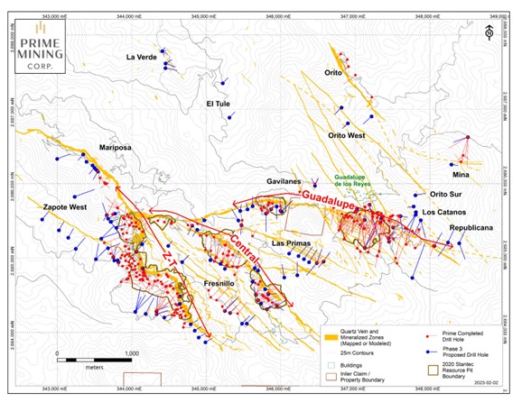 Los Reyes Main Deposits and Generative exploration targets