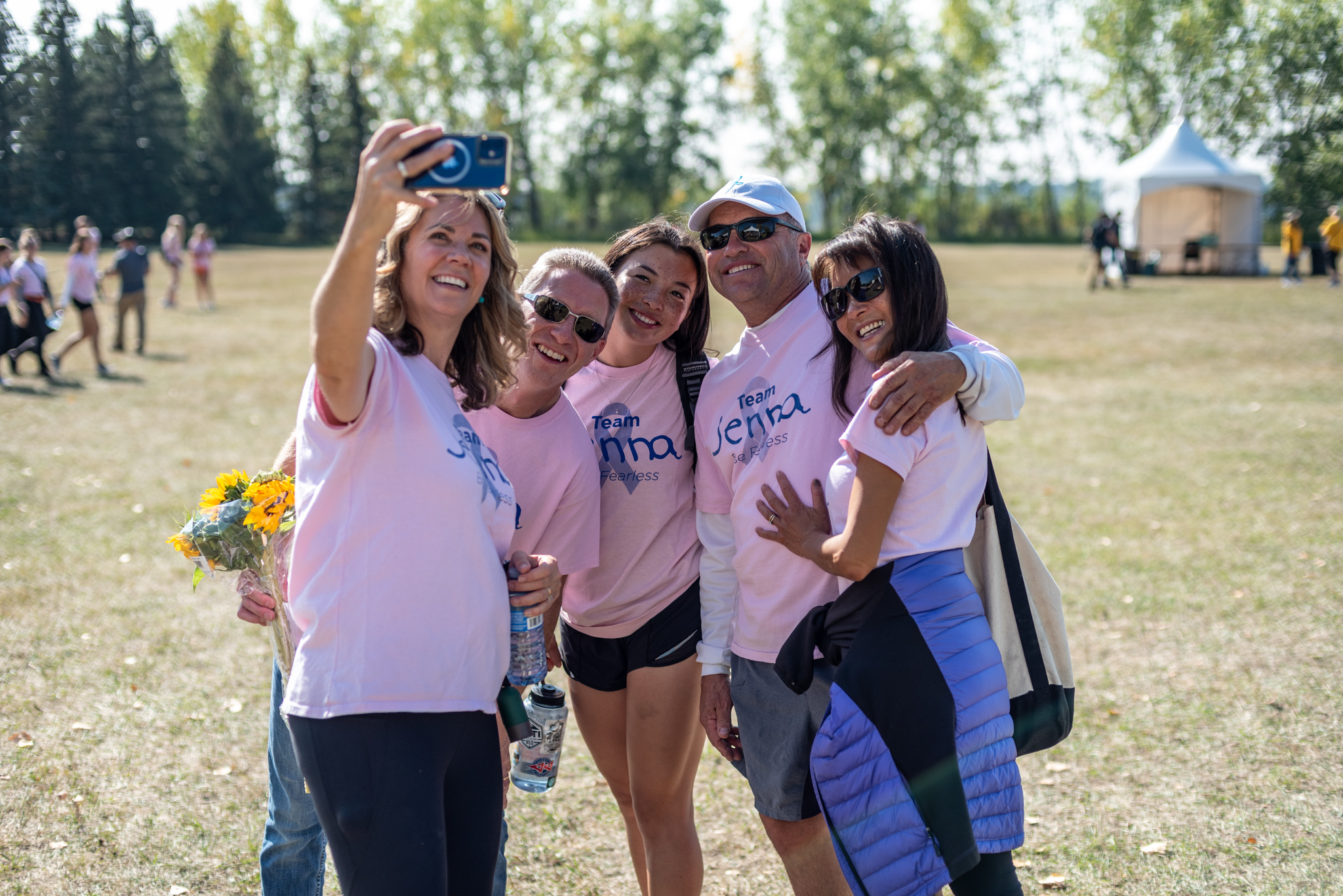 Participants à la Randonnée de l’espoir de Cancer de l’ovaire Canada