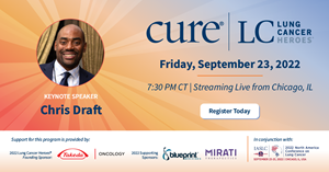 CURE Media Group’s 2022 Lung Cancer Heroes awards celebration takes place Sept. 23 virtually and in person during IASLC NACLC 2022 in Chicago