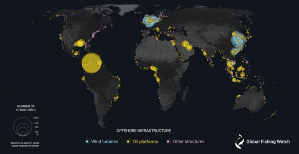 Global Map of Offshore Infrastructure, 2017-2021