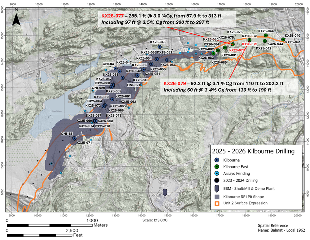 Titan Extends Kilbourne Graphite Mineralization, Advances Germanium and the 2026 Multi-Commodity Exploration Strategy