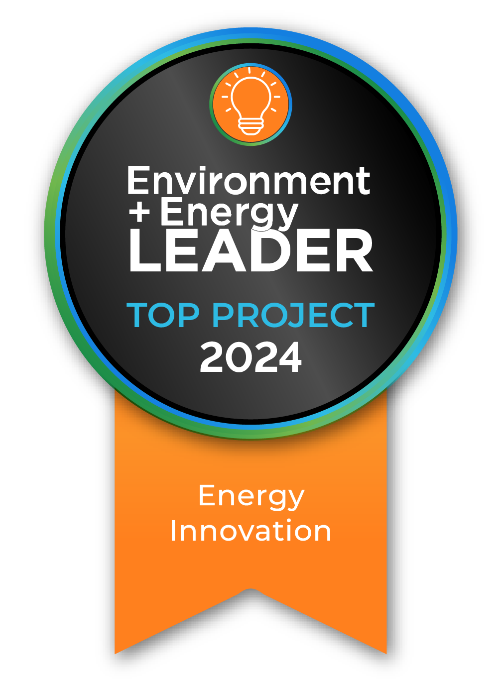 Virtual badge for Environment + Energy Leader Top Project 2024