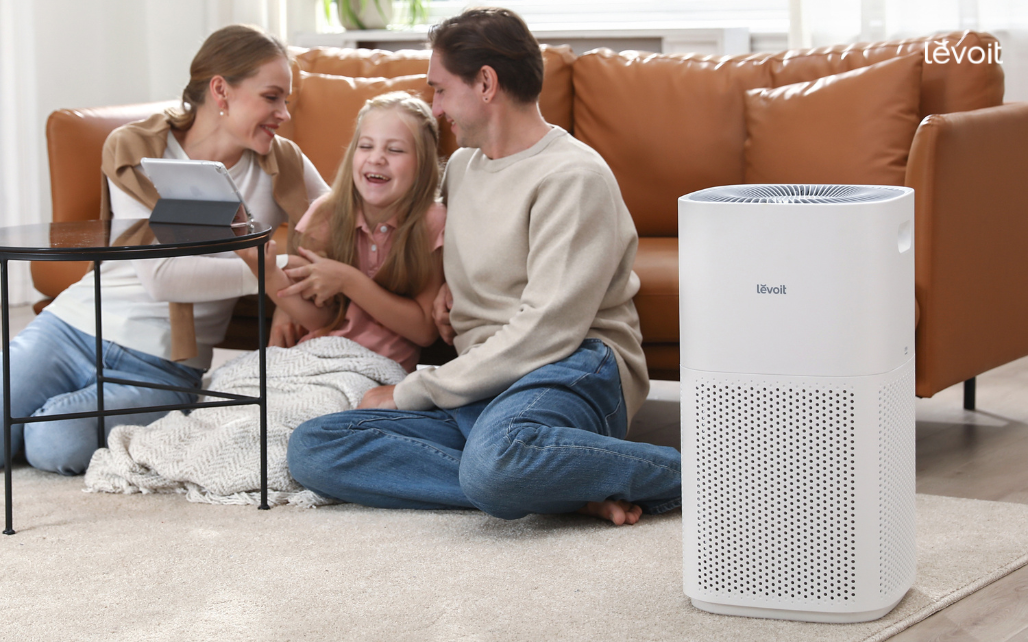 Levoit Core 600S high-performance air purifier for open-plan living areas