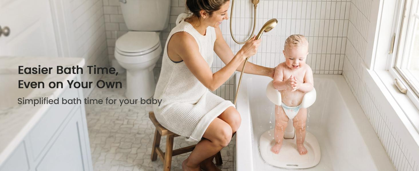 GROWNSY baby shower stand holding a shower head