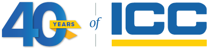 40 Years of ICC Logo