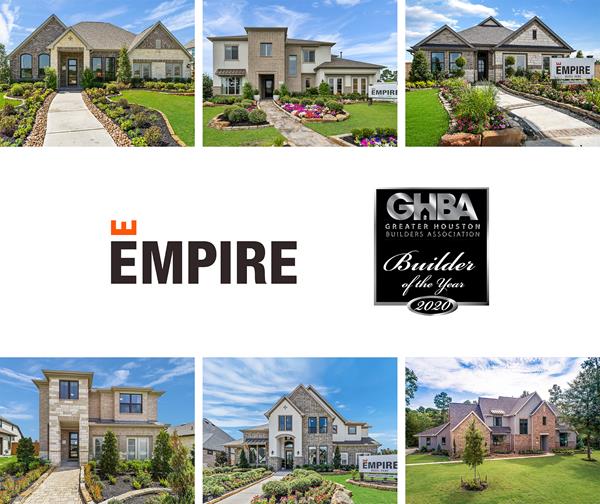 Empire Communities names GHBA Volume Builder of the Year 2020. 