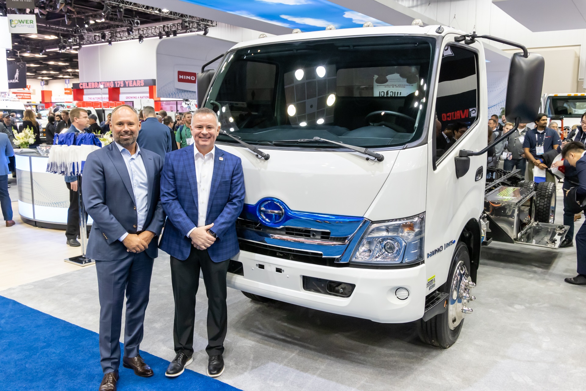 Hino electric deals trucks