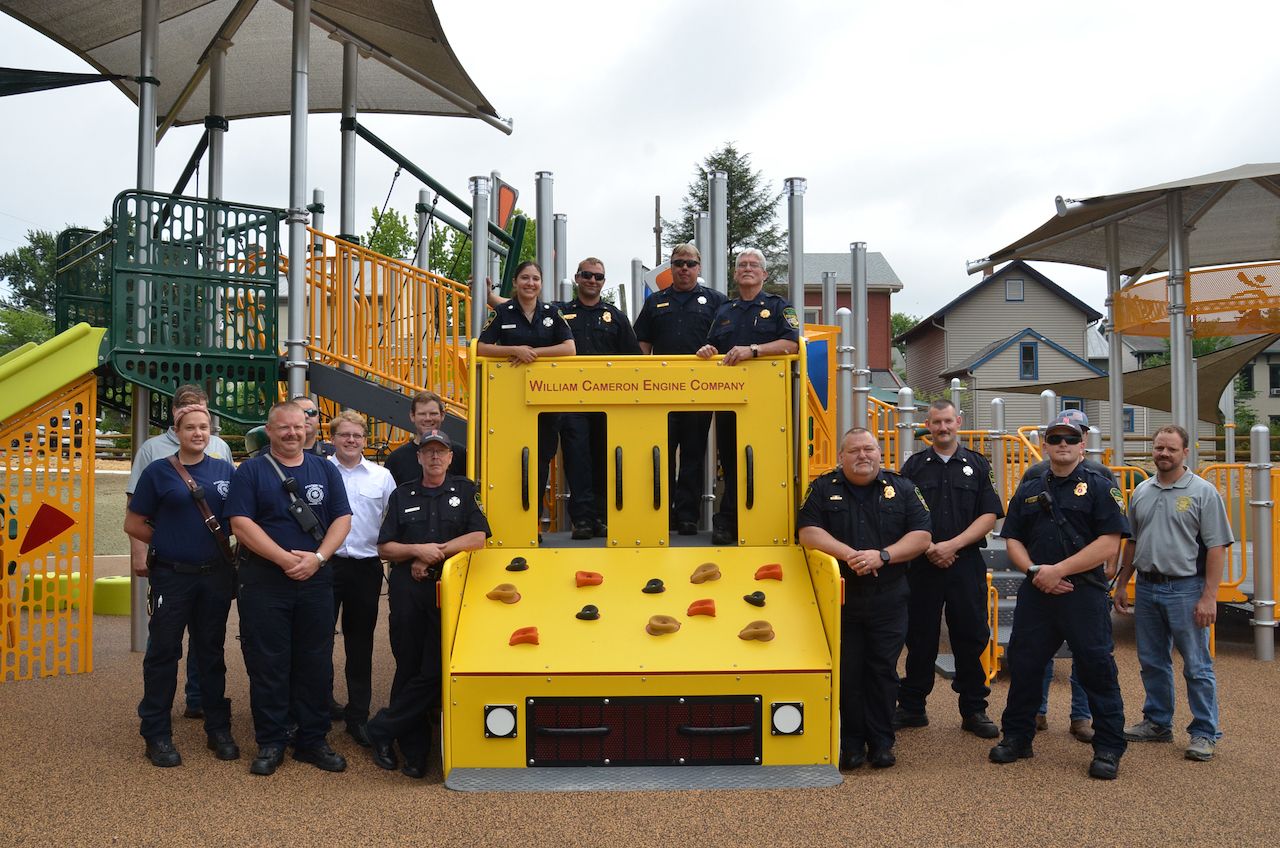 Playworld announces the official opening of the Hufnagle Park Kidsburg Playground in Lewisburg, Pennsylvania. 