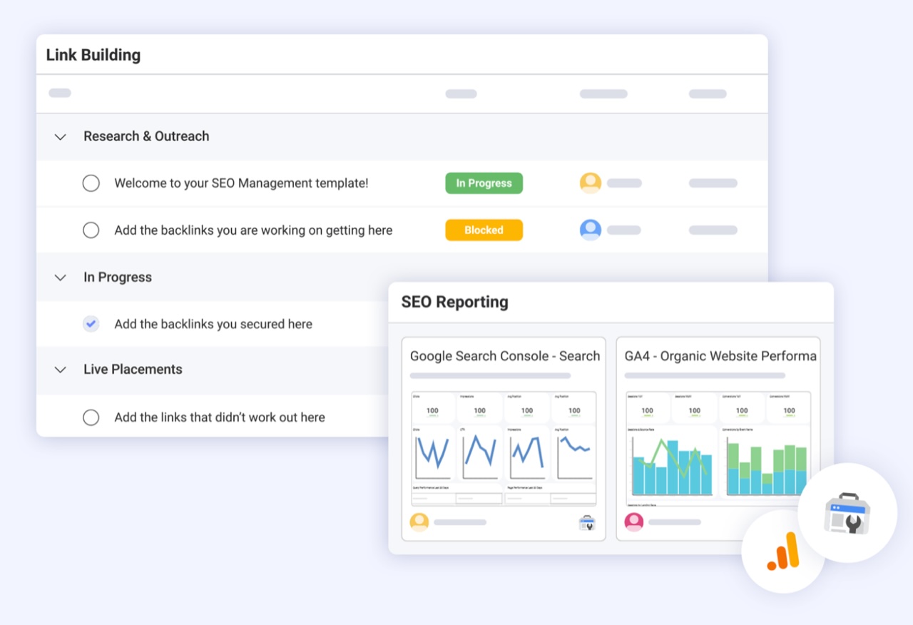 Slingshot’s SEO Management Template