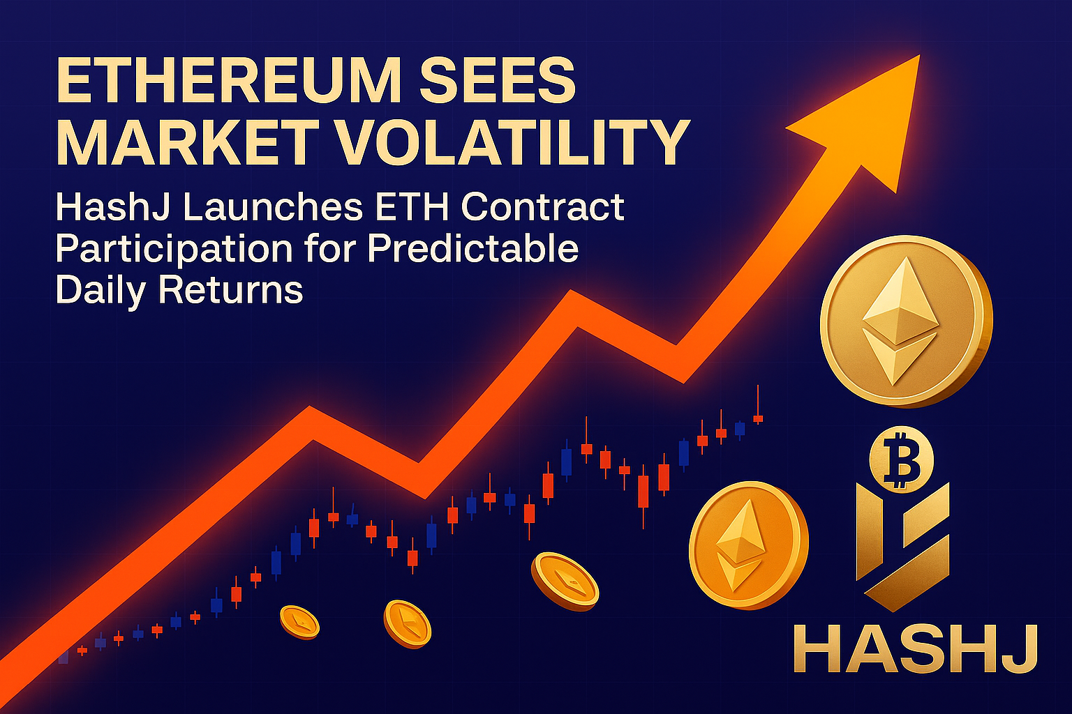 Ethereum Sees Market Volatility; HashJ Launches ETH Contract Participation for Predictable Daily Returns