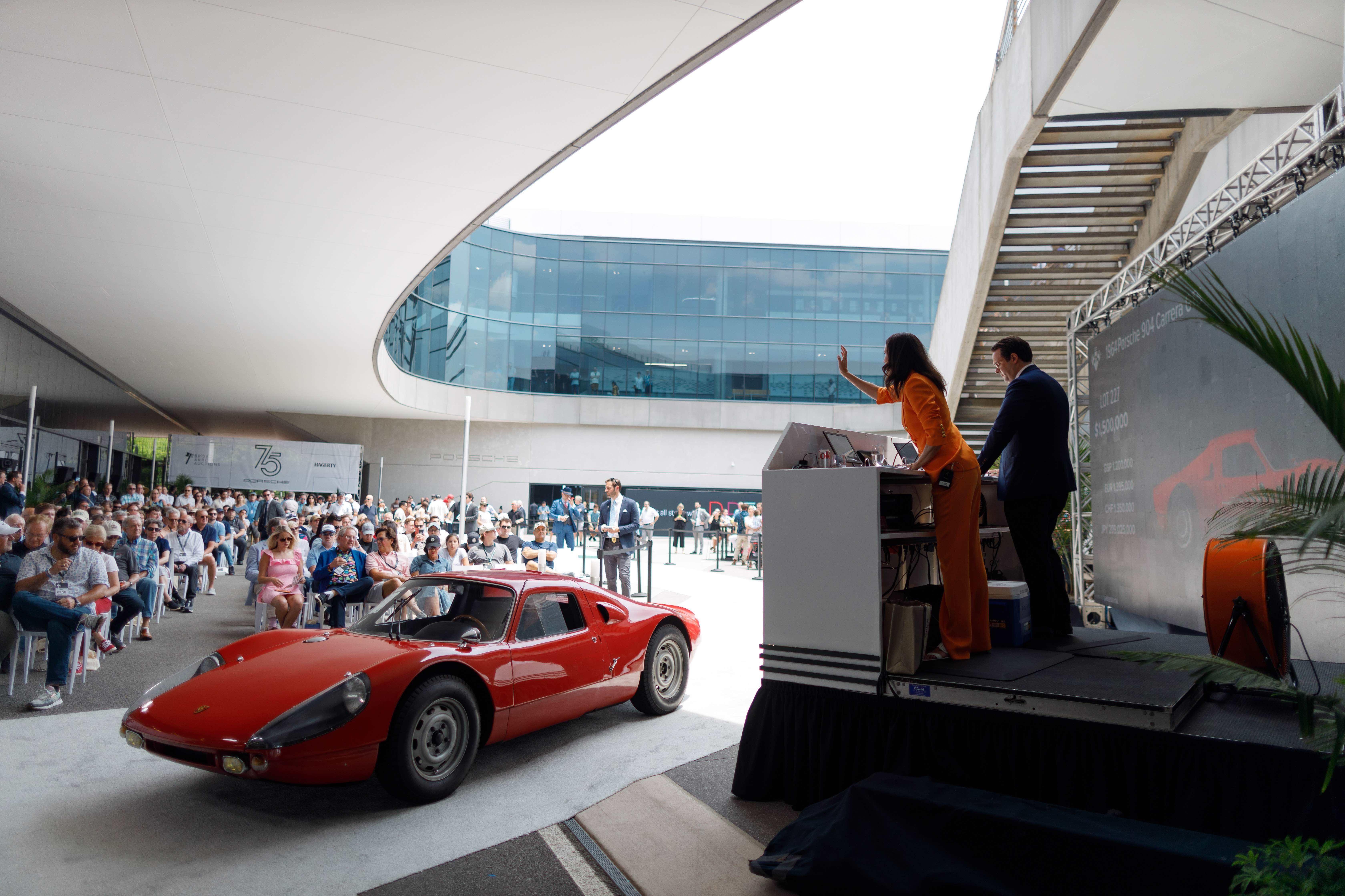 1964 Porsche 904 Carrera GTS crosses the block