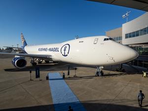 The first of two 747-8Fs Atlas Air will operate for Kuehne+Nagel