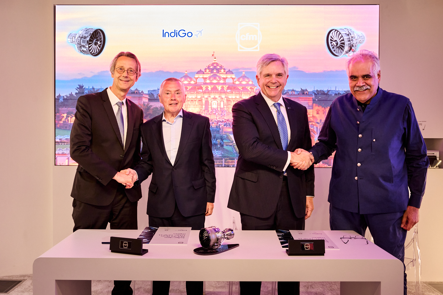 Signing Ceremony between IndiGo and CFM