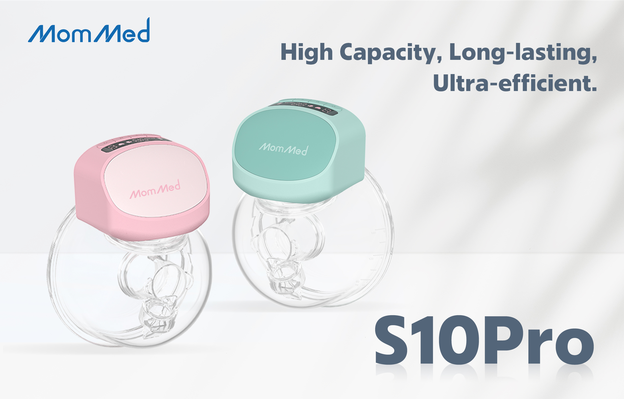 MomMed S10 Pro Breast Pump, High Capacity, Long-lasting, Ultra-efficient.