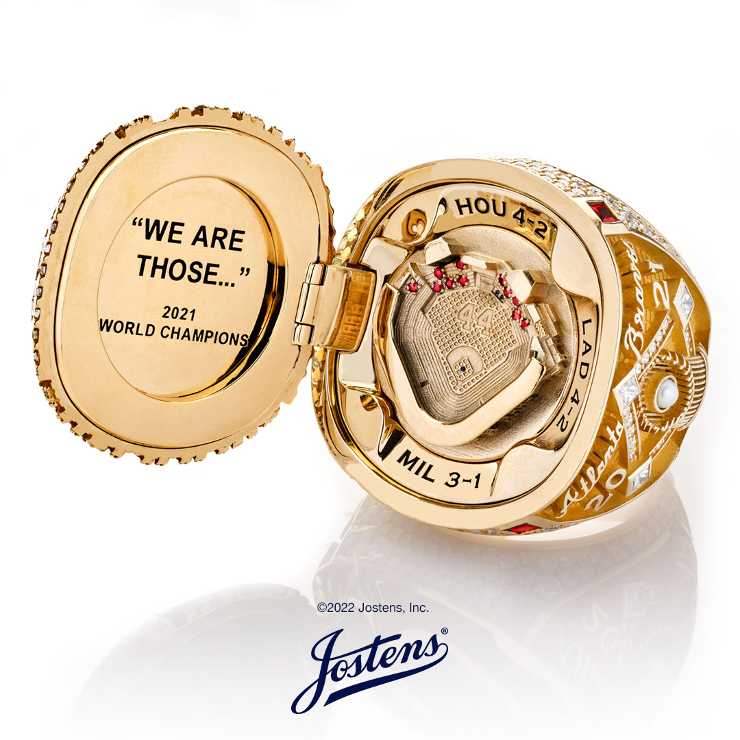 MLB 1995 Atlanta Braves World Series Championship Replica Ring