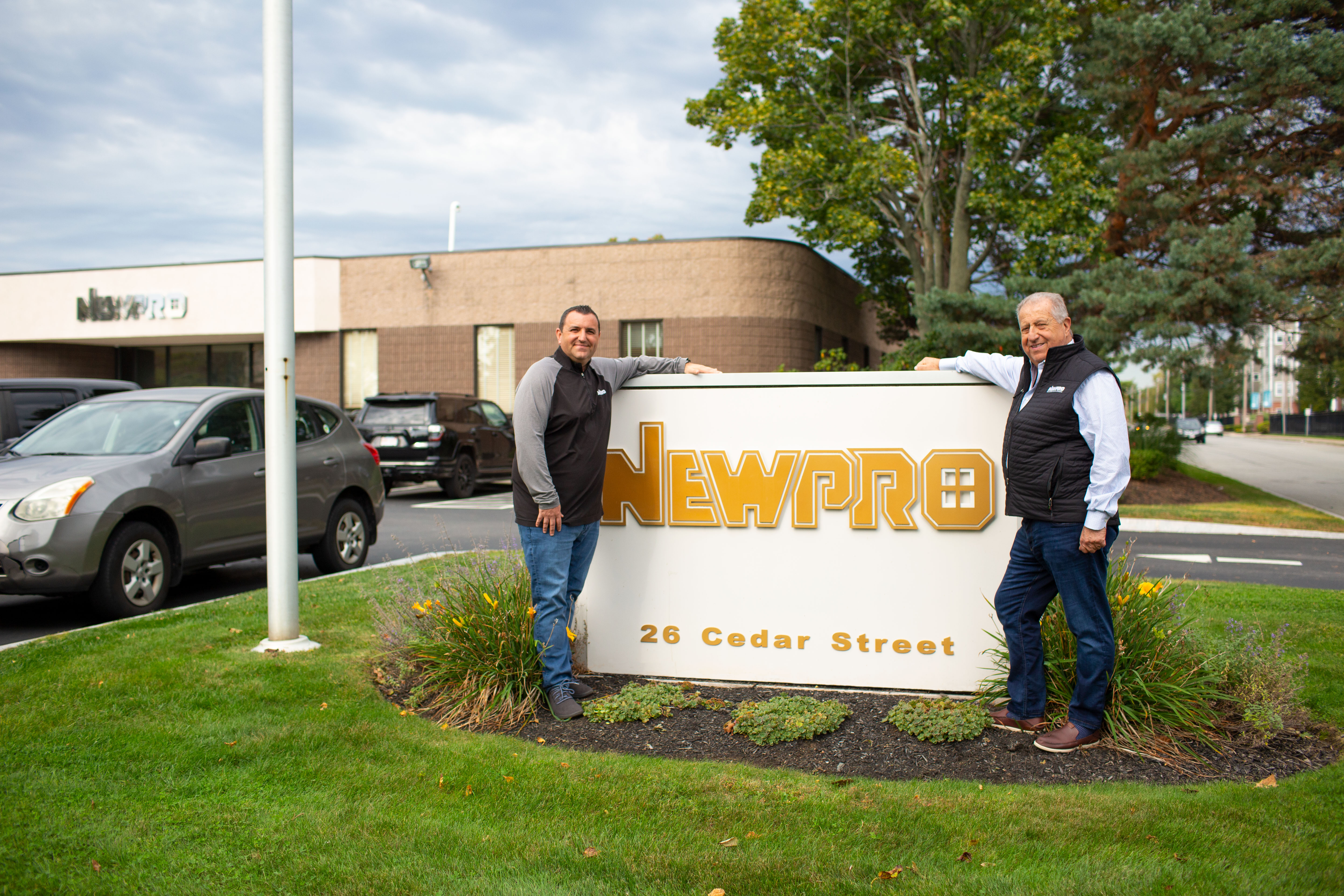 Anthony (Nick) Cogliani (left) with his father, Nicholas Cogliani (right)