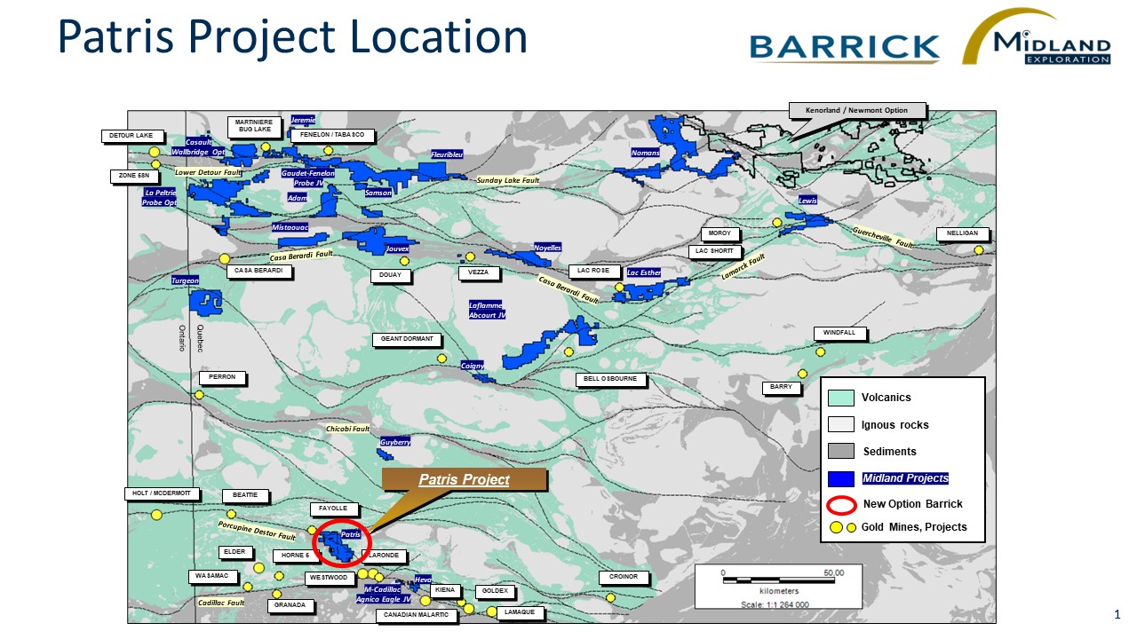 Figure 1 Patris Project Location