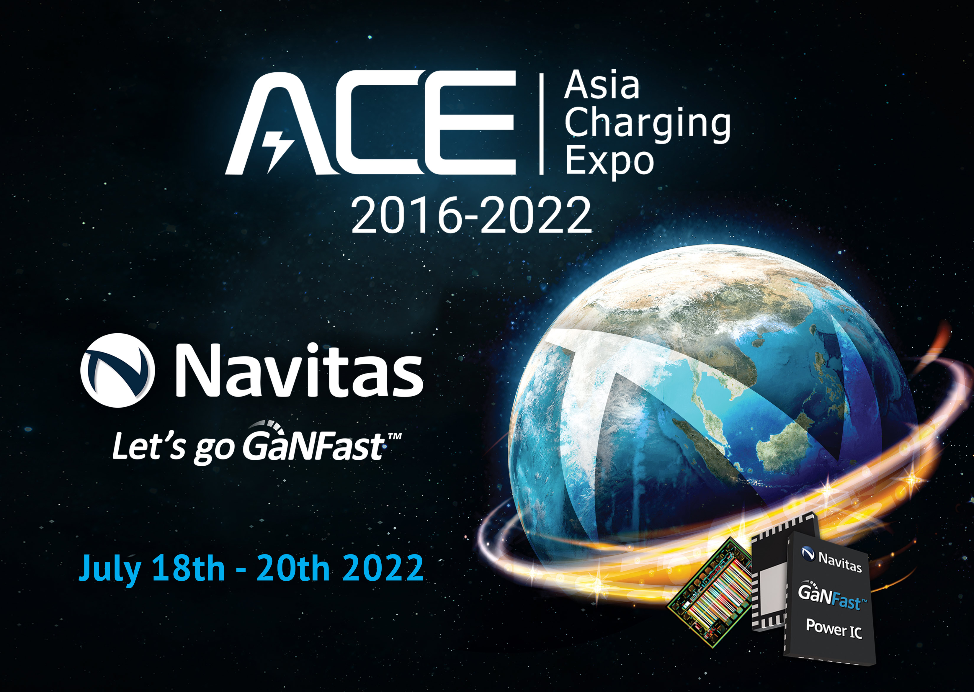 Navitas Semiconductor has announced its participation in the forthcoming 2022 Asia Charging Expo and Global Third Generation Semiconductor Industry Summit, in Shenzhen, China, from 18th-20th July, 2022.