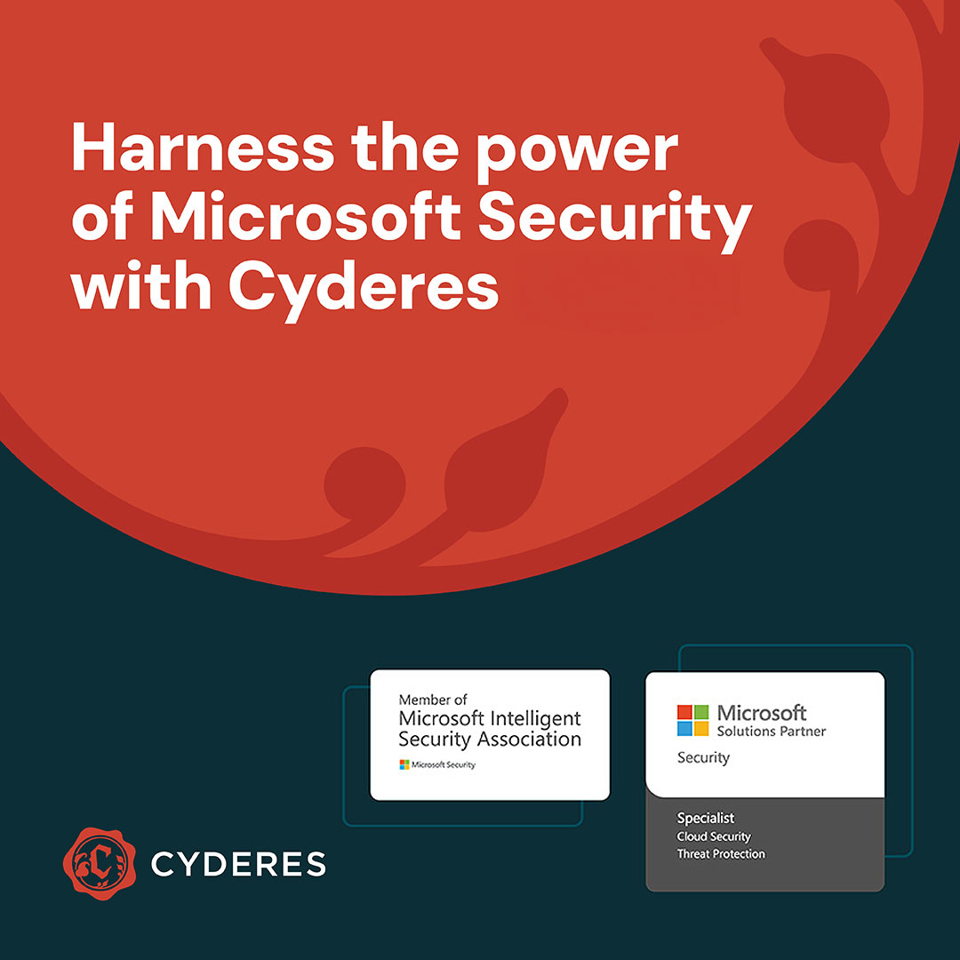 Cyderes joins the Microsoft Intelligent Security Association