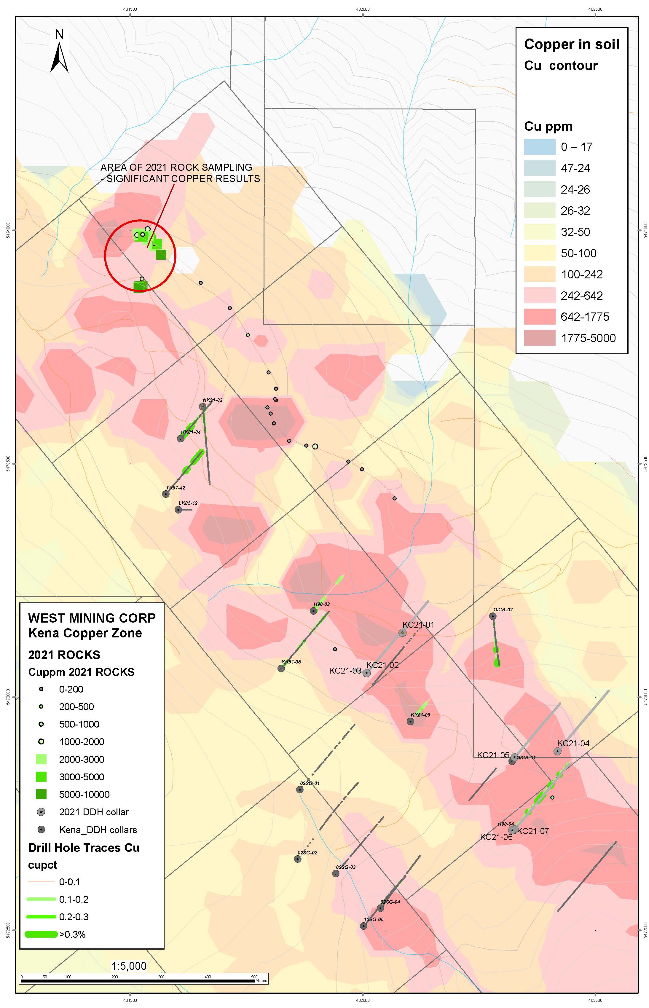 West Mining Corp Kena Copper Zone: West Mining Corp Kena Copper Zone