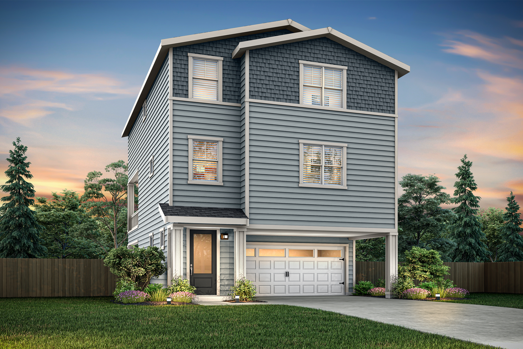 The four-bedroom, two-and-a-half-bath Gregory plan features the LGI Homes CompleteHome Plus package.