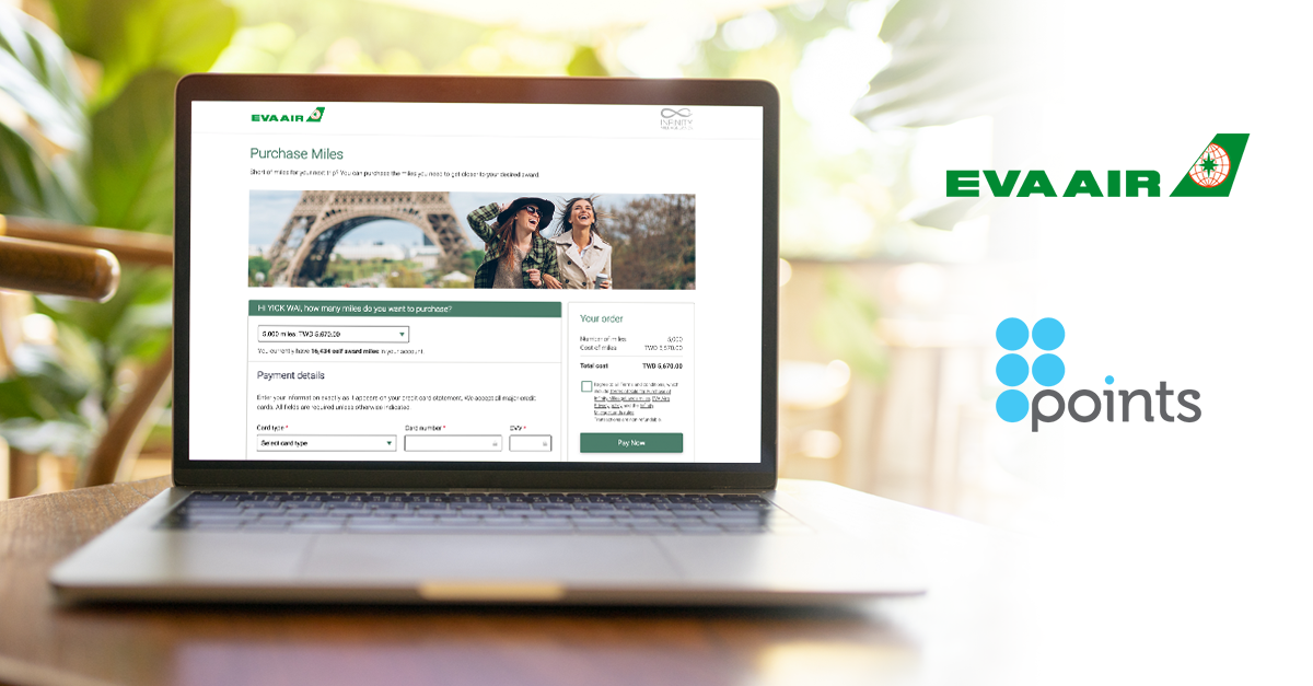 EVA Air and Points enter into a multi-year partnership to enhance Infinity MileageLands program