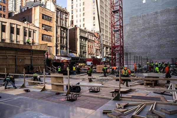 Ritz-Carlton New York NoMad Construction - Street Level
