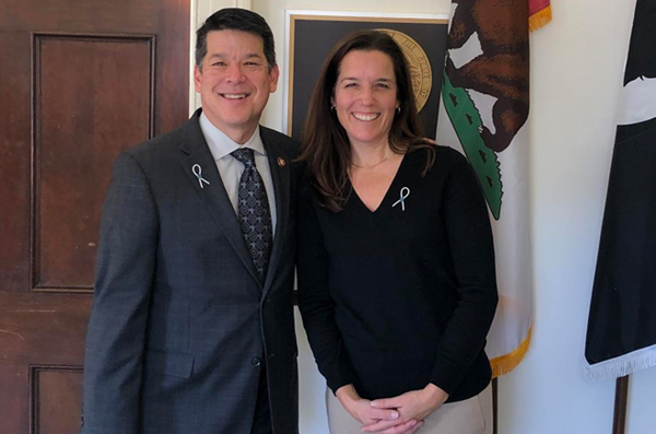 Amanda Garzon, the Hydrocephalus Association's National Director of Program Services and Communications, met with Congressman TJ Cox this week to discuss the legislative priorities of the hydrocephalus community.