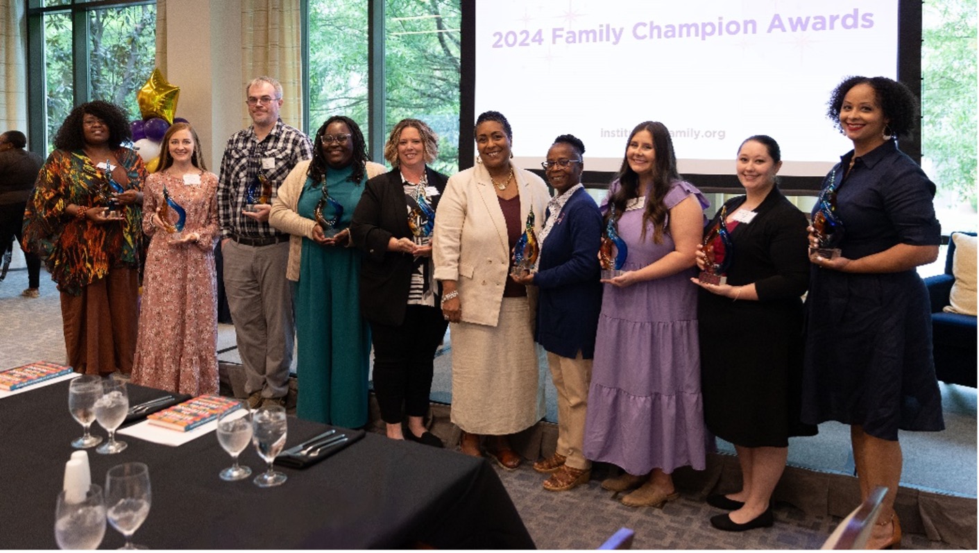 Children’s Home Society of NC's Family Champion Award Winners
