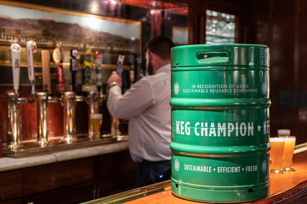 The BIGGEST award in the history of the hospitality industry: the coveted Green Keg.